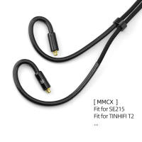 Cable De Repuesto FAAEAL Para Auriculares QDC/MMCX/2Pin 0.78mm Cable De Upgrades Para KZ ZSN pro TRN Shure SE315 Metálico - details 16