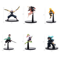 Figura De Acción Kimetsu No Yaiba Kamado Tanjirou Versión De Combate Anime Demon Slayer Con Agatsuma Zenitsu Y Nezuko Modelo De Juguetes Para Coleccionistas - details 0