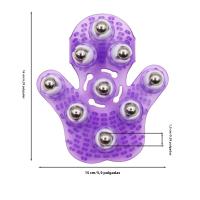 Bola De Masaje Portátil De 360 Grados En Forma De Mano Con Bolas De Rodillo Para Cuidado Corporal Y Circulación Sanguínea - details 11