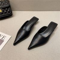 Sandalias De Verano Para Mujer Con Tacón Bajo Cierre En La Parte Delantera Mules Casuales Estilo Callejero Zapatillas Slip on Media Sandalias Loafers - details 7