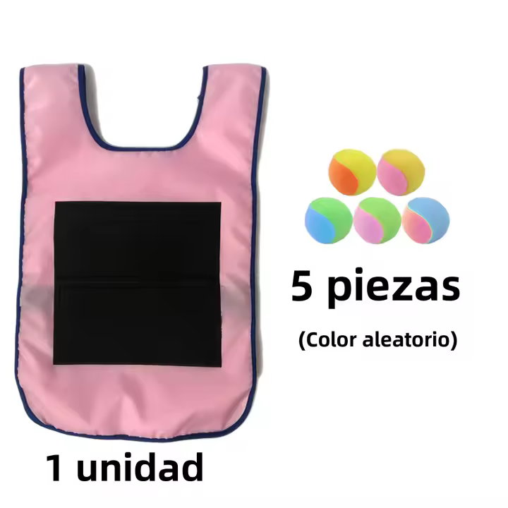 Juguetes De Tiro Adhesivos Para Niños Chalecos Camisetas Y Bolas Adhesivas Interacción Padres-Hijos Juegos Al Aire Libre - 1