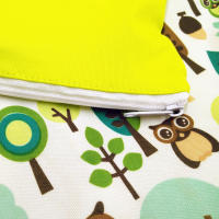 BIAI Beautiful Pattern Polyester Baby Waterproof Swimsuit Bag Double Pocket Baby Diaper Dry Mini Wet Bag Diaper Nappy Bag 25*35 - details 2