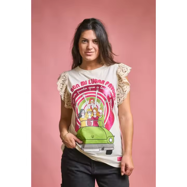 Anabel lee Marcas Mujer Ropa Camisetas y tops  Camiseta -Anabel Lee- Amigas - 1