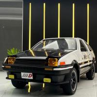 Modelo De Coche De Colección Initial D Toyota AE86 Aleación De Metal a Escala 1:24 Juguete Deportivo Para Niños Y Adultos Vehículos Retroalimentados A458 - details 2