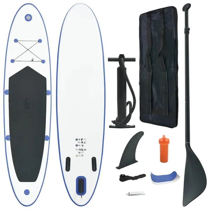 vidaXL Juego de Tabla de Paddle Surf Hinchable Remo Diversión Mar Color Negro,  Verde,  Rojo y mas - 1