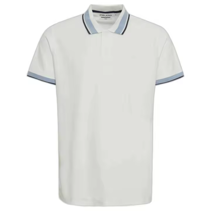 Polo de Manga Corta Blend  para hombre en color blanco - 1
