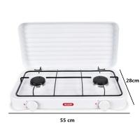 Hornillo de gas, Cocina Portatil de Gas, Hornillo Hierro Esmaltado Exterior CAMPING Acampada y senderismo Algon - details 3