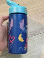 Botella de agua deportiva con pajita y asa Stitch de 410ml - details 4
