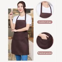 Delantal De Cocina Sin Mangas Con Bolsillo Para Chef Y Waiter Resistente a La Suciedad Para Hombres Y Mujeres Adecuado Para Cocinar Y Hornear - details 12