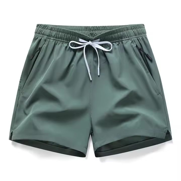 Nuevos Shorts De Verano Para Hombres De Alta Calidad 3/4 Cortos Delgados Cómodos Transpirables Absorbentes De Sudor Rápidos Para Deportes Y Fitness - 1
