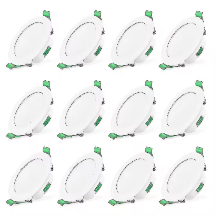 12pcs 7w White Led Downlight Recessed Ceiling Lights Slim Spot Light - 1
