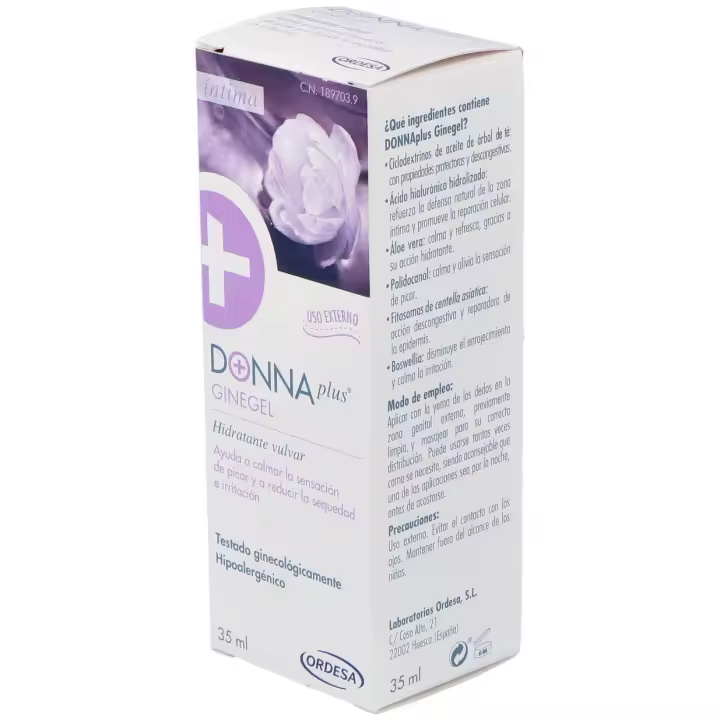 Donnaplus+ Ginegel Gel Hidratante Vulvar, 35 Ml - 1