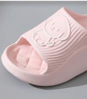 Sandalias De Verano Antideslizantes Para Mujer Con Dibujos De Oso Para Baño Y Hogar EVA Cómodas Plataforma Sin Tacón Para Playa Interior Y Exterior - details 6