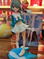 Arona Azur Lane Uniforme Azul Sailor Figura De Acción Anime Modelo Hecho a Mano Juguete Ornamento Para Regalo - details 0