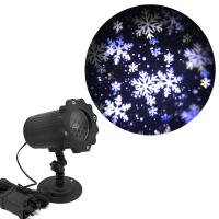 Lámpara LED De Patrón De Copo De Nieve Con Control Remoto Para Jardín Exterior Decoración De Navidad Y Escenario Luz Proyección IP65 ABS Fuente De Alimentación AC - details 10