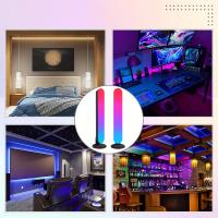 2PCS Luz Nocturna LED RGB Control APP Inteligente Barra De Lámpara Symphony Luz De Música Rítmica Ambiental Para TV Gaming Habitación Mesa - details 3