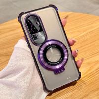 Funda Protectora Transparente Y Antichoque Para OPPO Reno 10 11 12 Realme 13 pro plus Con Soporte Magnético Y Anillo - details 7