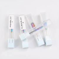 Juego De 5 Piezas De Cortadores De Uñas De Titanio Arco Iris Para Manicura Eliminación De Esmalte De Gel Accesorios Para Taladro De Uñas - details 12