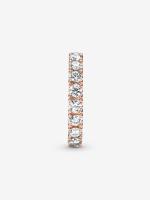 Pandora - Anillo de eternidad Sparkling Row - Baño de Gold Rose de 14 K - details 1
