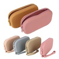 Bolso De Cosméticos Para Mujer Y Niñas Organizador De Silicona Impermeable Con Cierre De Cremallera Vintage Monedero Para Viaje Bolsa Para Auriculares - details 1