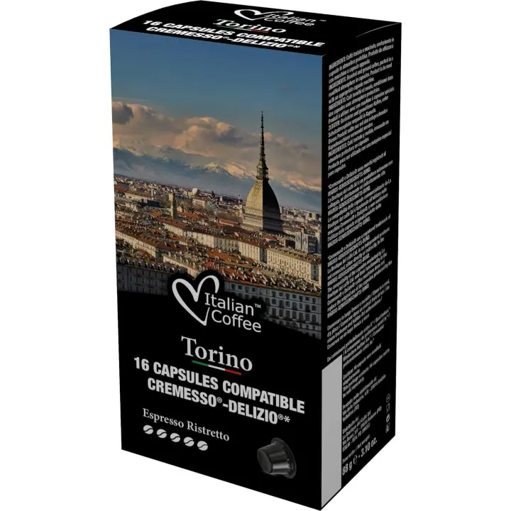 96 Cápsulas Cremesso® Delizio® Compatibles Café Ristretto - 1