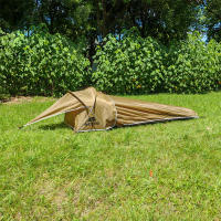 Carpa Ultraligera Para Solos Impermeable Para Acampar Y Senderismo Con Material De Tela 600D Oxford Y Reflectante LIXADA - details 1