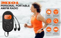 Radio personal de bolsillo AM/FM portátil, radio de transistores recargable con mejor recepción, batería de larga duración, auriculares estéreo, temporizador de apagado - details 0