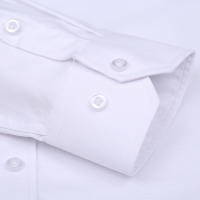 Camisa De Encaje 100% Algodón Para Hombre Con Manga Larga Estilo Formal Talla Grande Colores Blanco Azul Uso Diario Oficina Negocios - details 8