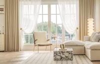 Cortinas De Color Sólido Negro Completo Para Dormitorio Y Sala De Estar Resistente a La Luz Telas De Cortina Anti-luz Clásicas De Poliéster 100% - details 4