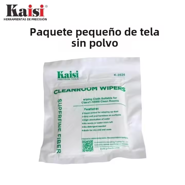 Juego De 50Pcs/200Pcs Toallas De Limpieza Para Ambientes De Clase 1-10000 Sin Polvo Herramienta Para Reparación De Pantallas LCD De Teléfonos - 1