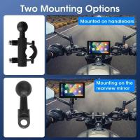Pantalla Táctil Portátil Para Motocicleta IPX7 Impermeable 7 Pulgadas Con Navegación GPS Android Auto Y Wireless Carplay Resolución 1280x480 - details 38