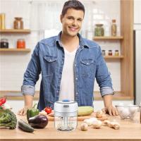 Cortador De Alimentos Eléctrico Mini 100/250ml USB Sin Cable Molidor De Ajo Para Cocina Herramienta De Frutas Y Vegetales - details 0