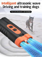 Dispositivo De Entrenamiento Para Perros 2025 Repelente Ultrasonido Dual Cabeza Recargable USB Alta Potencia Anti Ladrar conLinterna LED - details 0