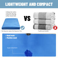 Toalla De Microfibra Mutao Con Bolsa De Malla Para Secado Rápido Absorbente Ideal Para Camping Gimnasio Yoga Senderismo - details 3
