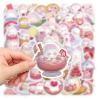50PCS Pegatinas De Conejo Cartoon Lindo Y Creativo Para Escritorio Guitarra Computadora Resistentes Al Agua Tamaño 3-10CM - details 1