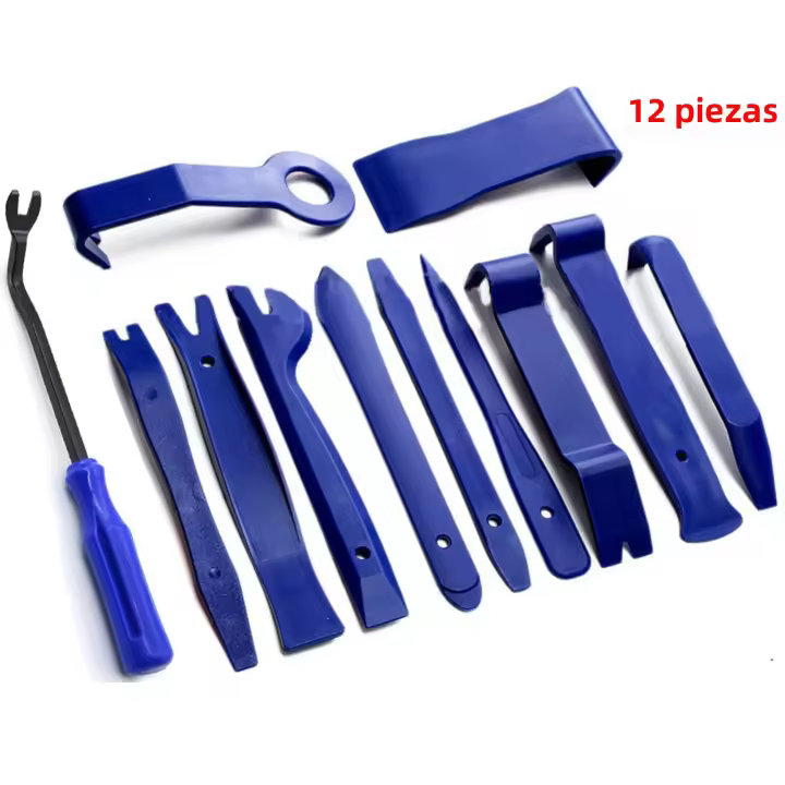 Kit De Herramientas Para Eliminar Adornos De Coche DOACT Set De Herramientas Manuales Para Retirar Clips Y Fijadores De Automóvil Material Plástico Y Metal - 1