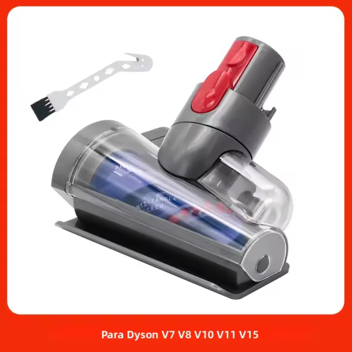 Cabeza De Cepillo Motorizada Mini Anti-Enredo Para Aspiradora Dyson V7 V8 V10 V11 V15 Adecuada Para Sofás Camas Asientos De Coche - 1