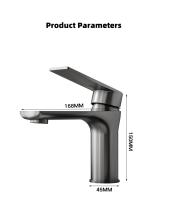 Grifo De Cocina En Acero Inoxidable Para Lavabo Y Baño Con Agua Caliente Y Fría Mezclador De Baño Armario Basin - details 4