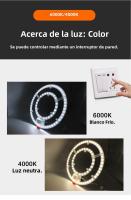 Panel LED 220V Luz De Techo Reemplazo Módulo LED 72W Redondo Cuadrado Placa De Luz 6000K/4000K Módulo Para Luces De Ventilador De Techo - details 2