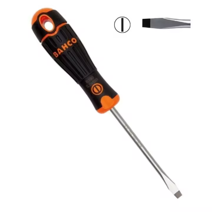 Destornillador bahcofit plano modelo 190 varilla redonda varilla pl4-100mm - 1