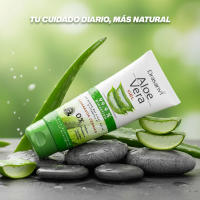 DRASANVI - Gel Aloe Vera con Árbol de Té y Vitamina E - Regenerador 100% natural - Repara, Calma y Protege - 200ml - details 0