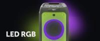 Vieta Pro Party 22 | Bluetooth, 500W,10 h de autonomía, USB, Micrófono inalámbrico, Función TWS, 2x Woofer de 6" y Tweeter, Leds RGB con Luces Flash. - details 2