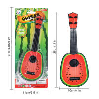 Ukelele De Juguete Simulación De Guitarra Musical Estilo Fruta Con Cuatro Cuerdas Instrumento Musical Educativo Para Niños Montessori - details 11