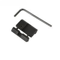 Adaptador De Tangente Táctica 11mm a 20mm Base De Montaje De Ranura Picatinny Aluminio Soldadura Directa Sin Empuñadura - details 0