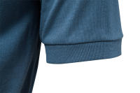 Nueva camiseta de manga corta de algodón puro con cuello en V y cremallera para hombre, camiseta deportiva bordada de color sólido para hombre - details 11