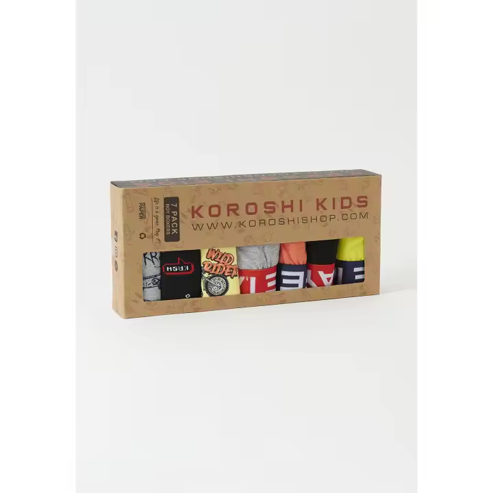 Koroshi Pack 7 calzoncillos boxer para niño - 1