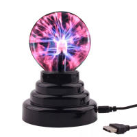 Lámpara De Noche De Ión Magnético USB 3 Pulgadas Luz De Relámpago Luz De Atmósfera Electrostática Para Decoración De Habitaciones - details 4
