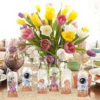 20 PCS Jarrones Decorativos De Domo 2.4x1.2 Pulgadas Con Base De Tapa De Vidrio Para Almacenamiento De Flores Fiesta Navideña En Casa - details 5