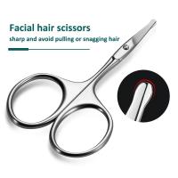 Tijeras Profesionales De Acero Inoxidable Para Cejas Y Cutículas Uso En Manicura Peluquería Y Afeitar Vello Facial - details 0