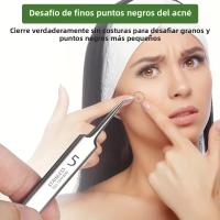 Aguja De Extracción De Puntos Negros En Acero Inoxidable Herramientas Eficientes Para Eliminar Comedones Y Blancos Profundo Limpieza Facial - details 8